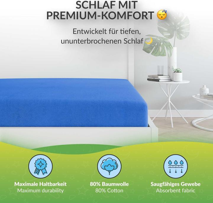 Produktbild Etérea Frottee Spannbettlaken (180 x 200 - 200 x 200 cm)