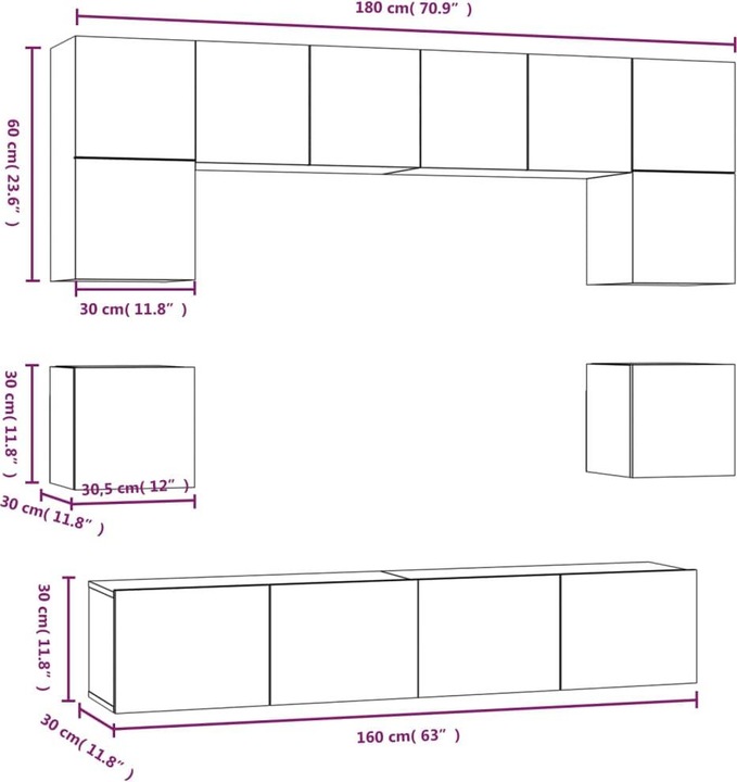 Image du produit VidaXL Jovie (60 x 30 x 30 cm)