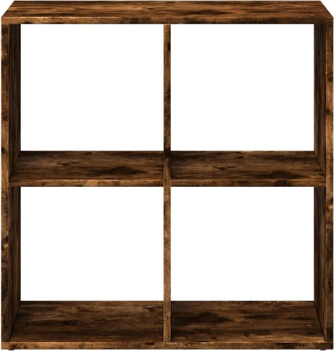 Produktbild VidaXL Raumteiler Bücherregal Standregal Büroregal Würfelregal Räuchereiche (69.5 x 29 x 103.5 cm)