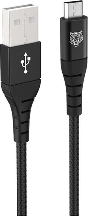 Image du produit Tiger Power Lite Câble Renforcé USB-A Micro-Usb 2m Noir (2 m)