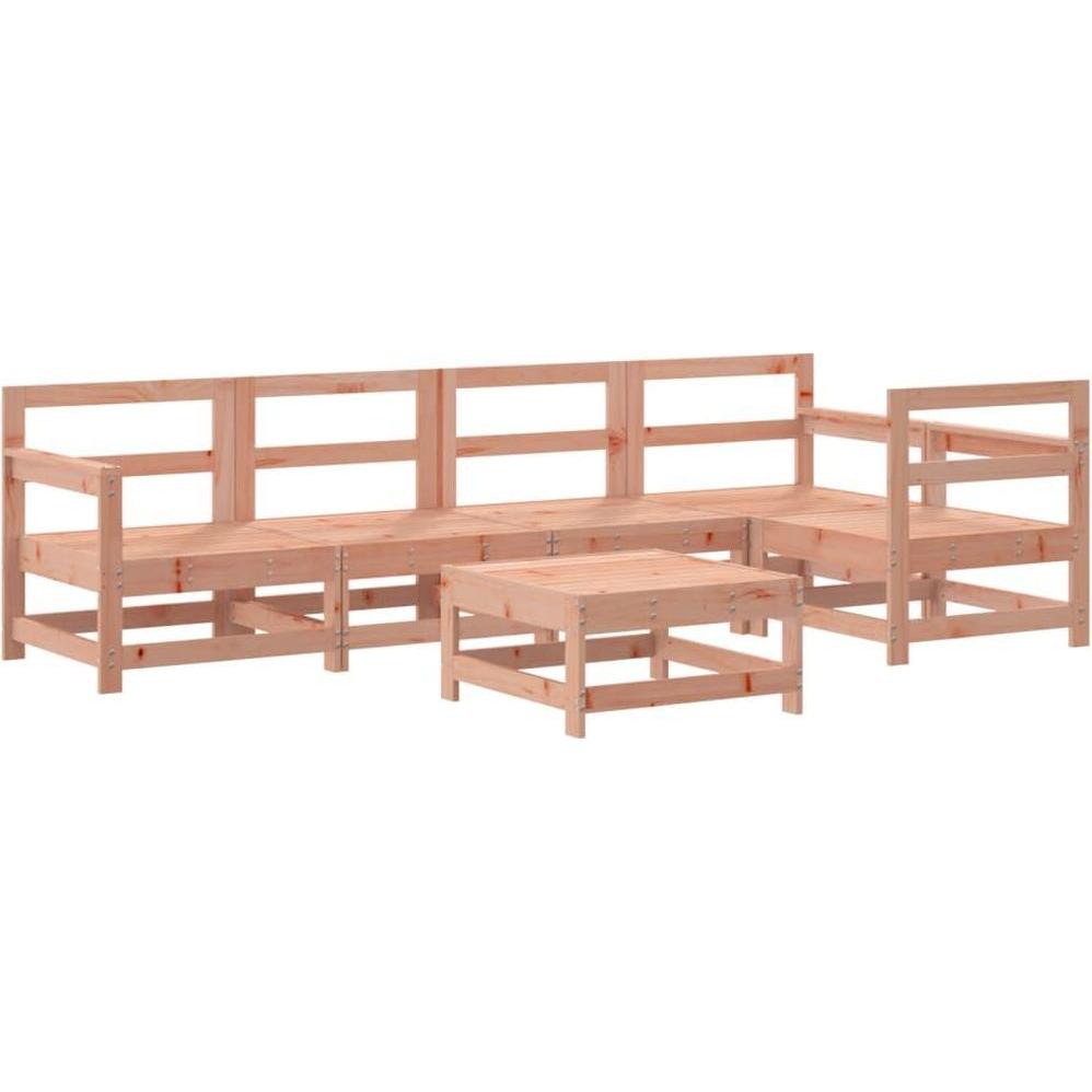 VidaXL, Gartenlounge, 6-tlg. Garten-Lounge-Set Massivholz Douglasie,Material