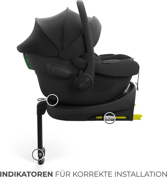 Produktbild KinderKraft Kinderautositz i-Lite mit Endura Safe FX Basis (Babyschale, ECE R129/i-Size Norm)
