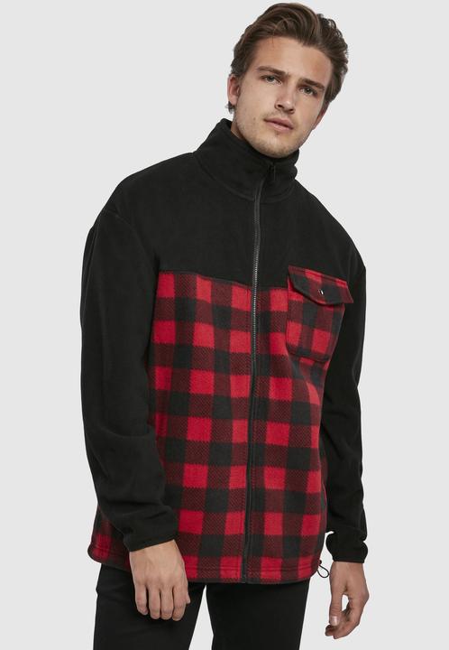 Produktbild Urban Classics Patterned Polar Fleece Track Jacket (S)