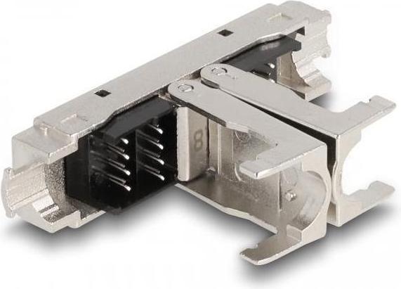 Produktbild Delock RJ45 Verbinder LSA zu LSA mit Knickschutztülle Cat.8.1 werkzeugfrei (Netzwerkkabel Stecker)