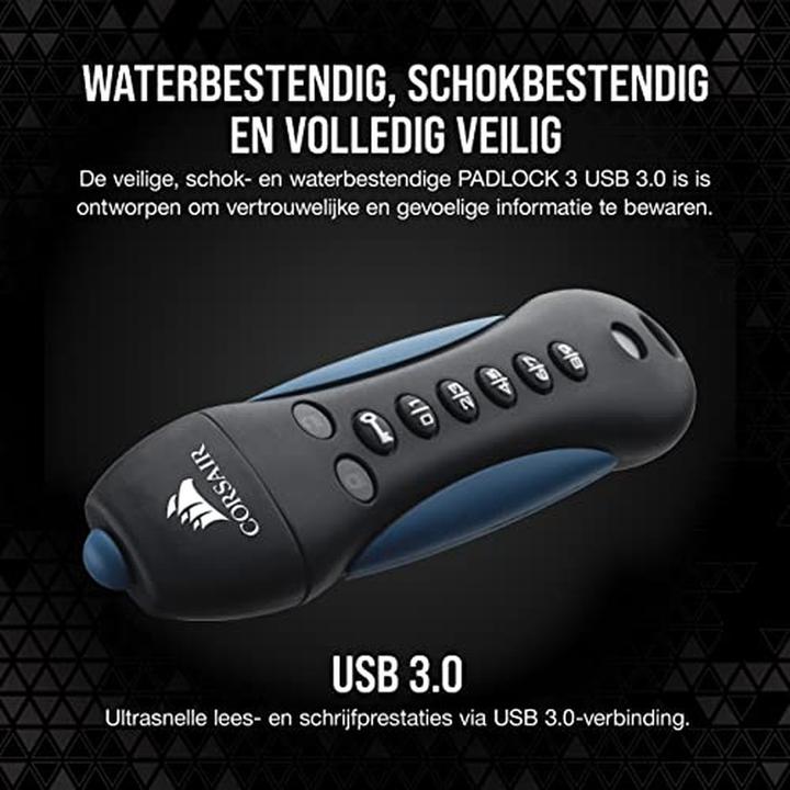 Actual product image Corsair Padlock 3 (128 GB, USB-A)