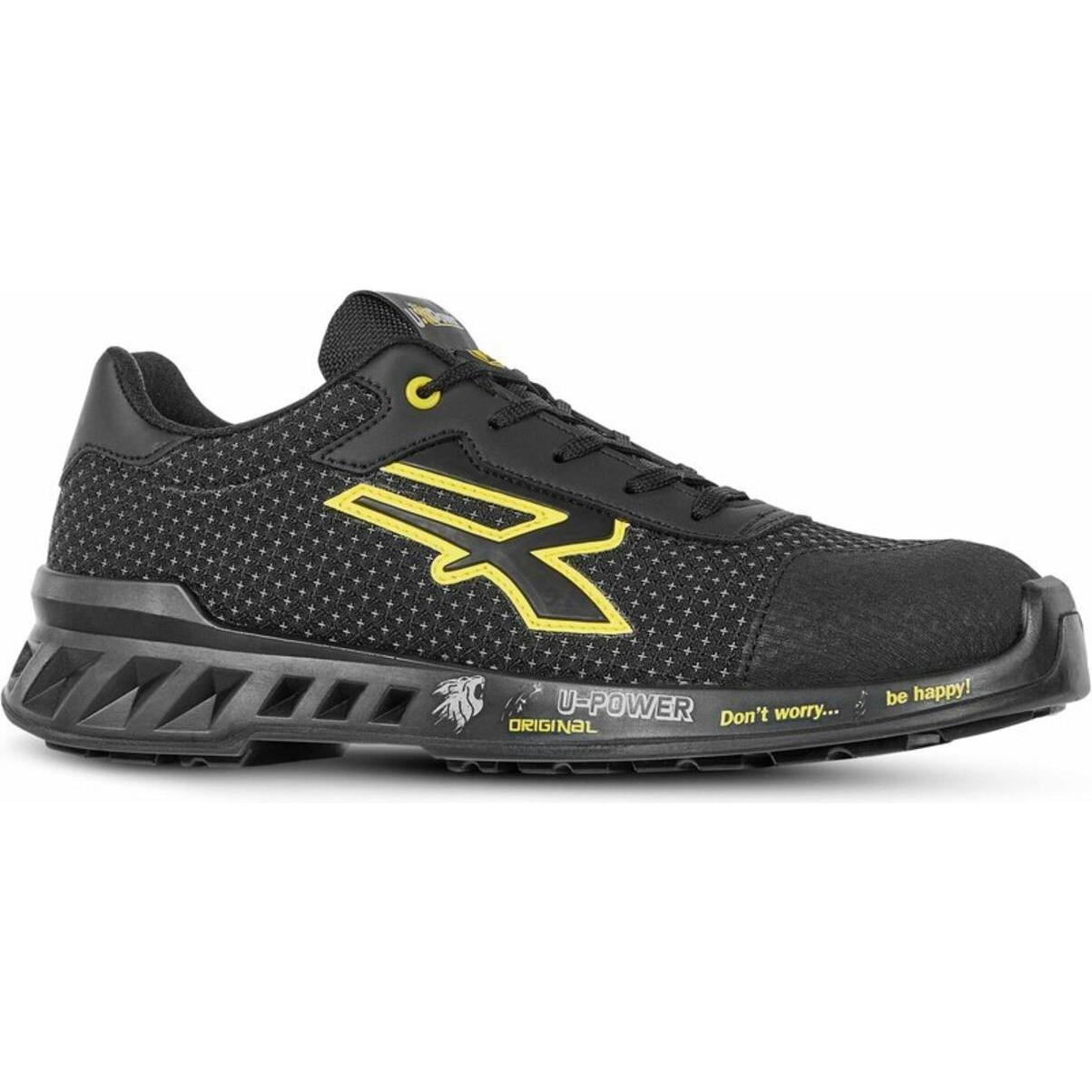 U-Power Unisex Giallo/Nero Scarpe Da Lavoro, Scarpa Bassa Di Sicurezza Matt Esd S3 Ci Src Taglia 35 (S3, 35)
