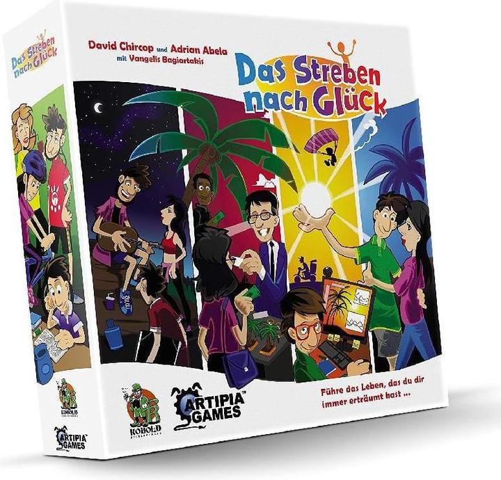 Produktbild 1023119 - Das Streben nach Glück, Brettspiel für 1 - 4 Spieler ab 12 Jahren (Deutsch)