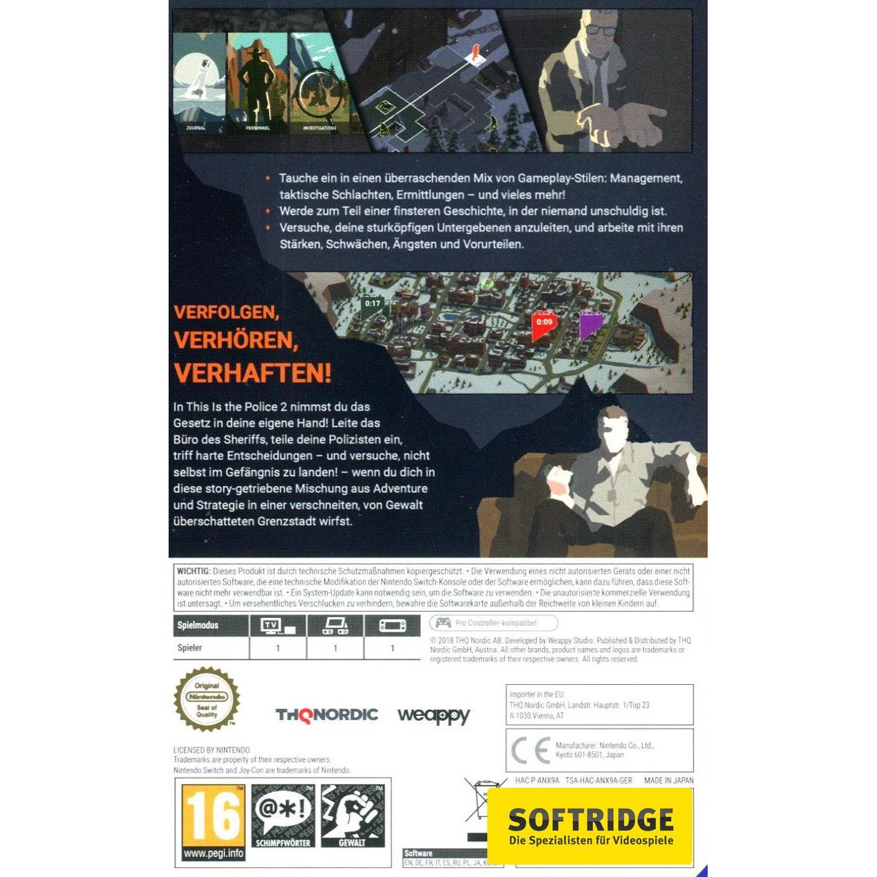 Thumbnail - THQ, This is the Police 2, Switch