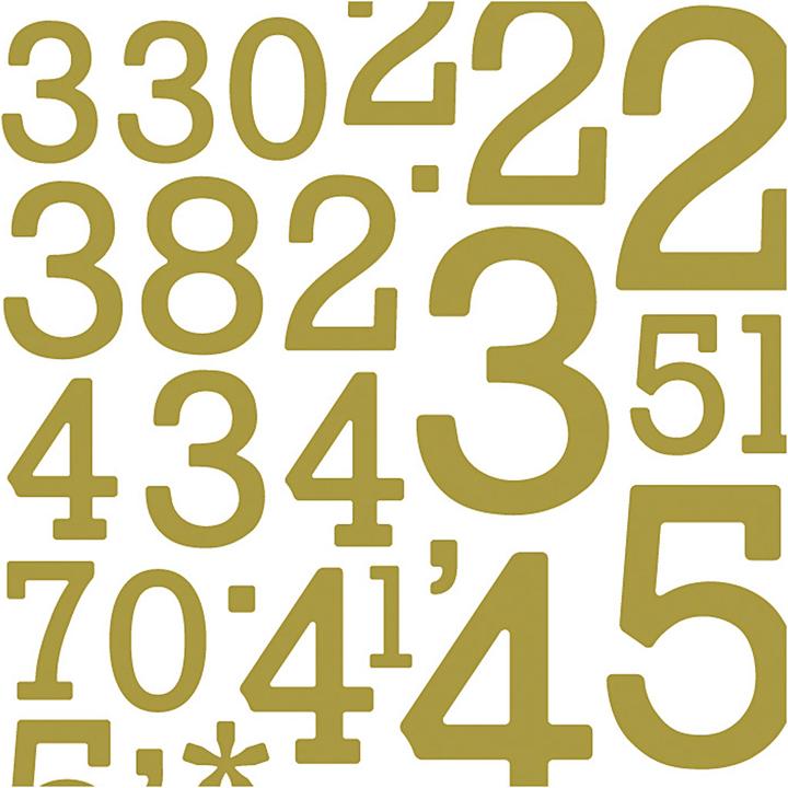 Actual product image Creativ Company Sticker numbers