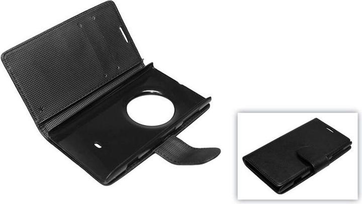 Produktbild König Design Handyhülle Schutzhülle Tasche (Flip Quer) für Nokia Lumia 1020 schwarz (Nokia Lumia 1020)