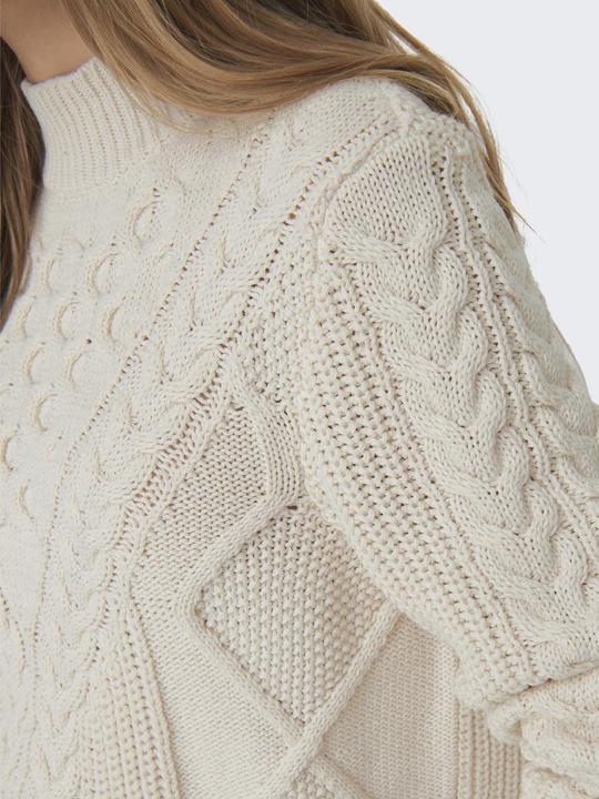 Immagine prodotto Only Maglione a collo alto in maglia a cavi (S)