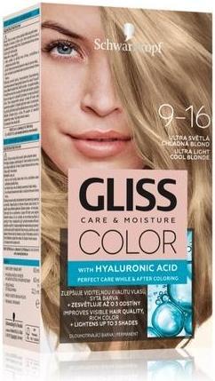 Immagine prodotto Schwarzkopf Gliss Colour Care & Moisture Tintura per capelli 9-16 Ultra Light Coolonde (9-16 Ultra Light Coolonde)