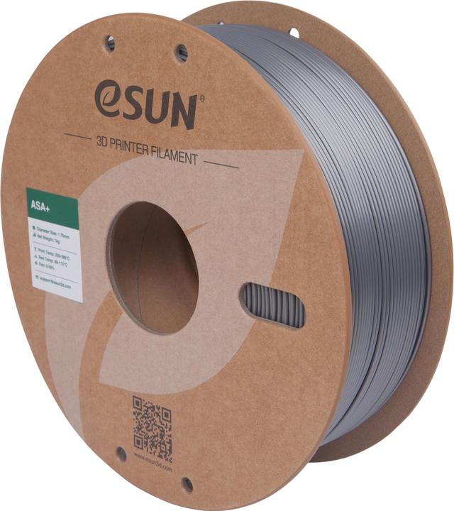 Actual product image eSUN ASA+ 1,75mm SILVER 1kg (ASA, 1.75 mm, 1000 g, Silver)