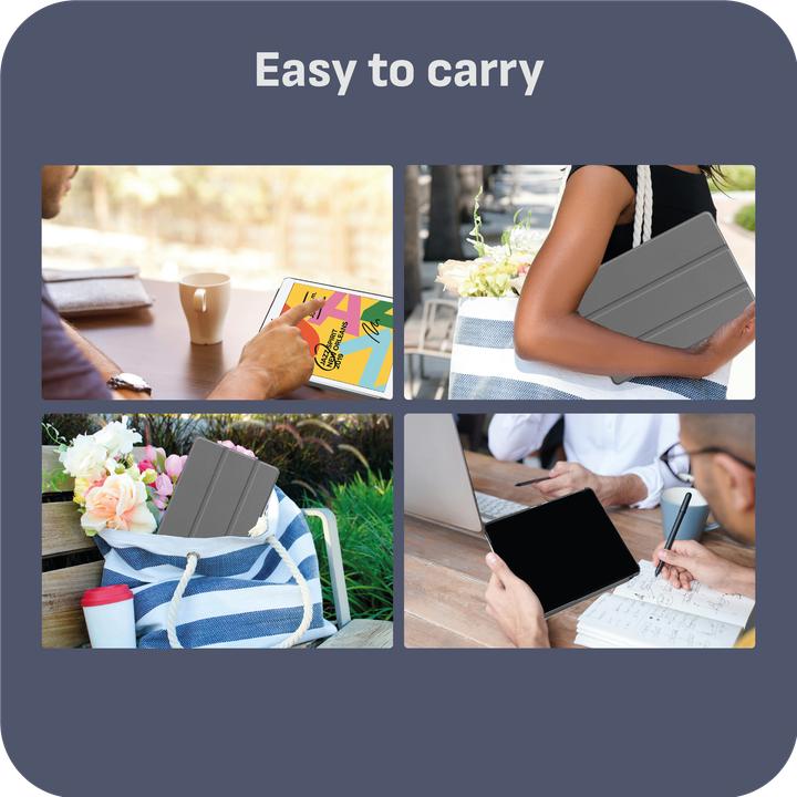 Produktbild Cazy Premium Smart Hülle Kompatibel mit iPad 2021 (9th Gen)/2020 (8th Gen)/iPad 2019 (7th Gen) - Schutz (iPad 2021 (9. Gen), iPad 2019 (7. Gen), iPad 2020 (8. Gen))