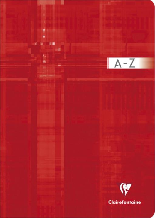 Produktbild Clairefontaine Notizheft mit Register A - Z (A4, Kariert, Weicher Einband)