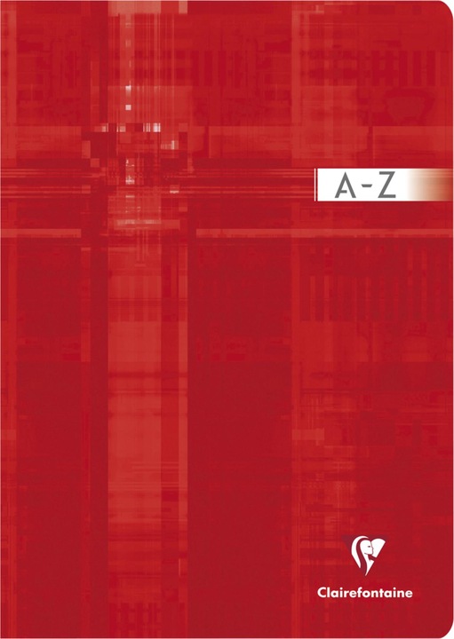 Actual product image Clairefontaine Notebook with index A - Z (A4, Checked, Soft cover)