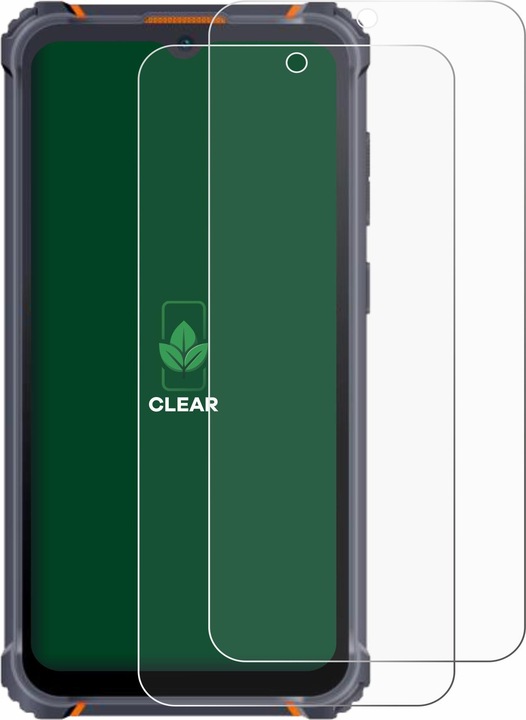 Produktbild ScreenLeaf Schutzfolie nachhaltiger Displayschutz Display Schutz Folie Klar Transparent (2 Stück, Hotwav W10 Pro)