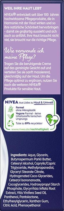 Valori nutrizionali e ingredienti NIVEA Nachtcreme (50 ml, Crema notte, Fino a SPF 10)