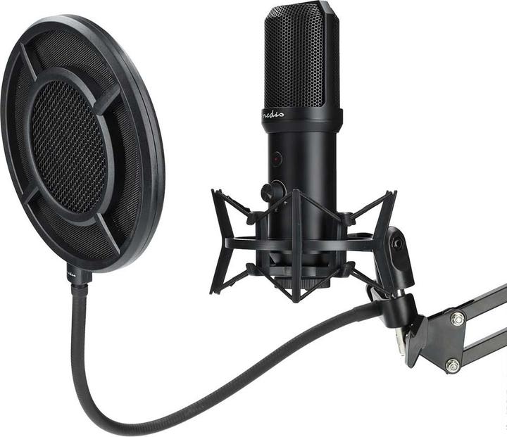 Immagine prodotto Nedis Microfono da gioco | Utilizzato per: Desktop / Notebook | USB Tipo-A | Interruttore On/Off | Filtro