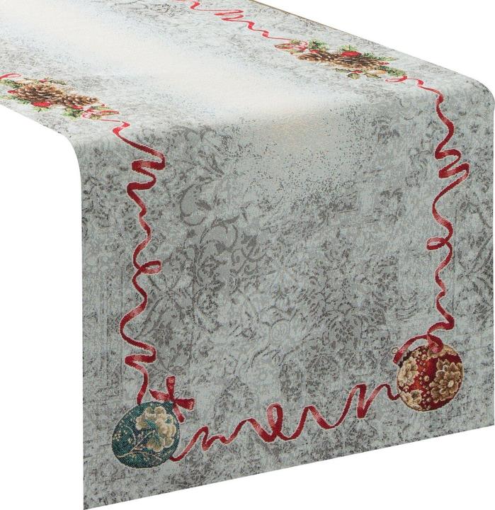 Eurofirany Tapestry table runner with Christmas motif, 47 x 140 cm