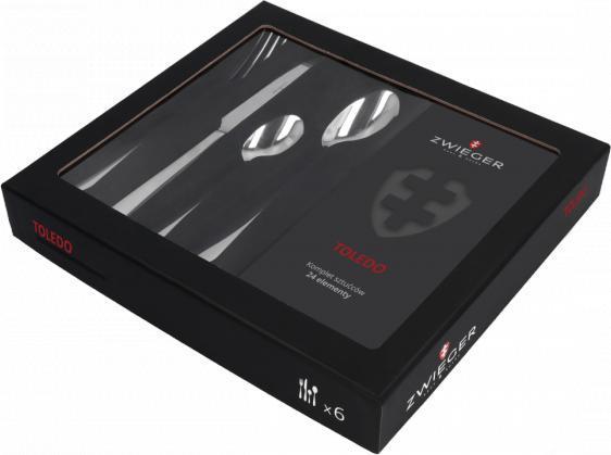 Zwieger TOLEDO cutlery set with 24 pieces (6000 Piece)