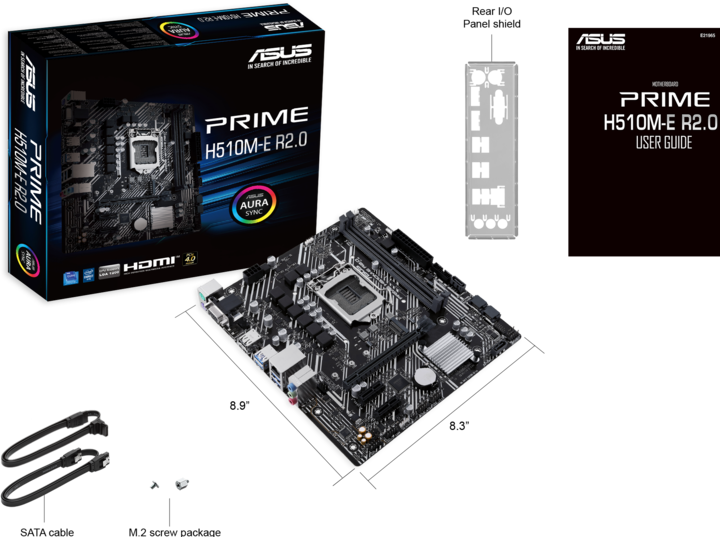Produktbild ASUS PRIME H510M-E R2.0 (LGA 1200, Intel H510, mATX)
