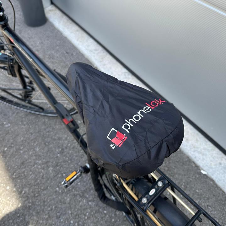 Actual product image PhoneLook Protective cover for the bicycle saddle