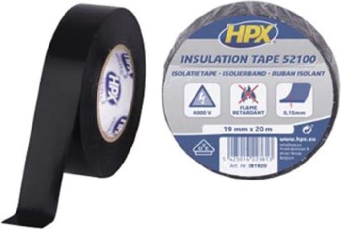 Produktbild HPX PVC insulating tape VDE - black 19mm x 20m (19 mm)