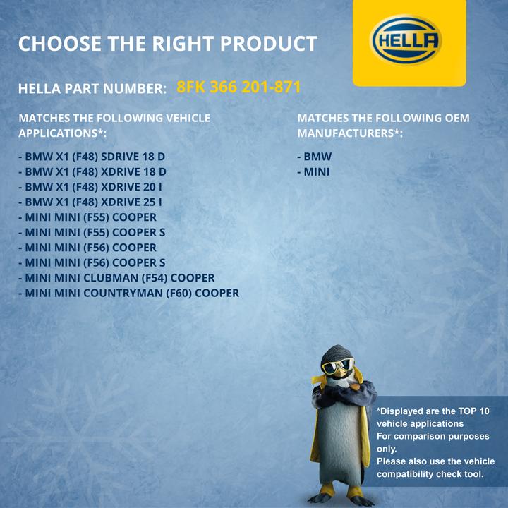 Produktbild Hella 8FK 366 201-871 Klimakompressor