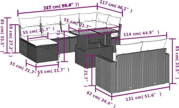 Produktbild vidaXL Callie