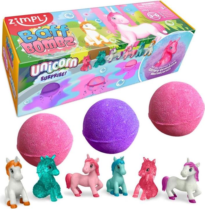 Actual product image Zimpli Kids Baff Bombz (Bath bombs)