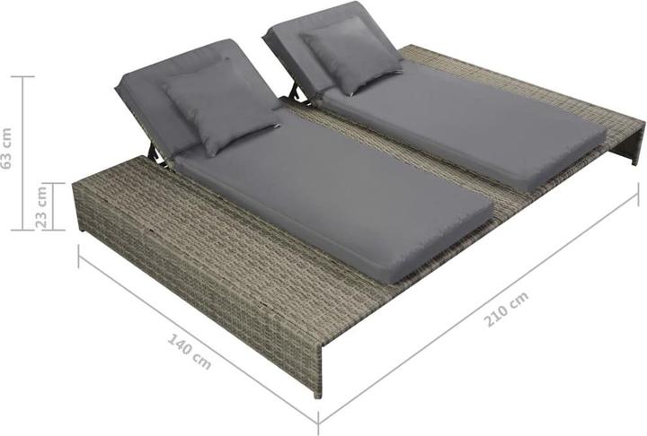 Produktbild vidaXL Sonnenliege