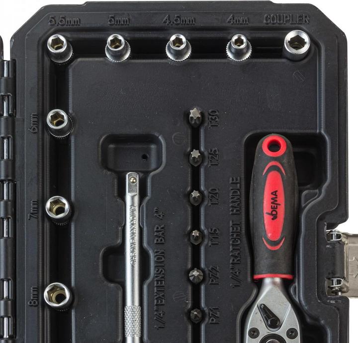 Produktbild Dema Ratschen Set 23tlg. (1/4")