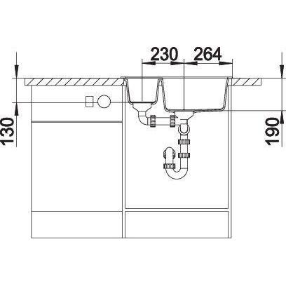 Thumbnail - Blanco, Spülbecken, Metra 6 (Aufsatzspülbecken, 61.50 cm, 50 cm)