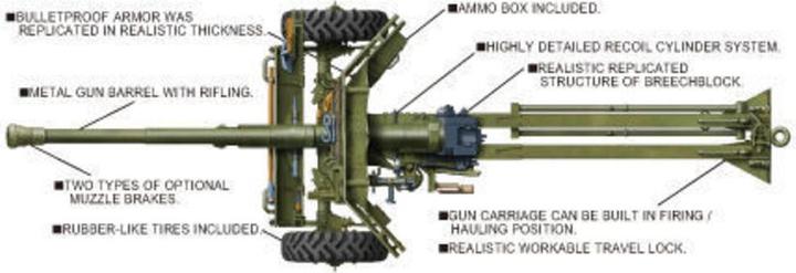 Actual product image AFV Club British Mk.4 6pdr Anti-tank Gun