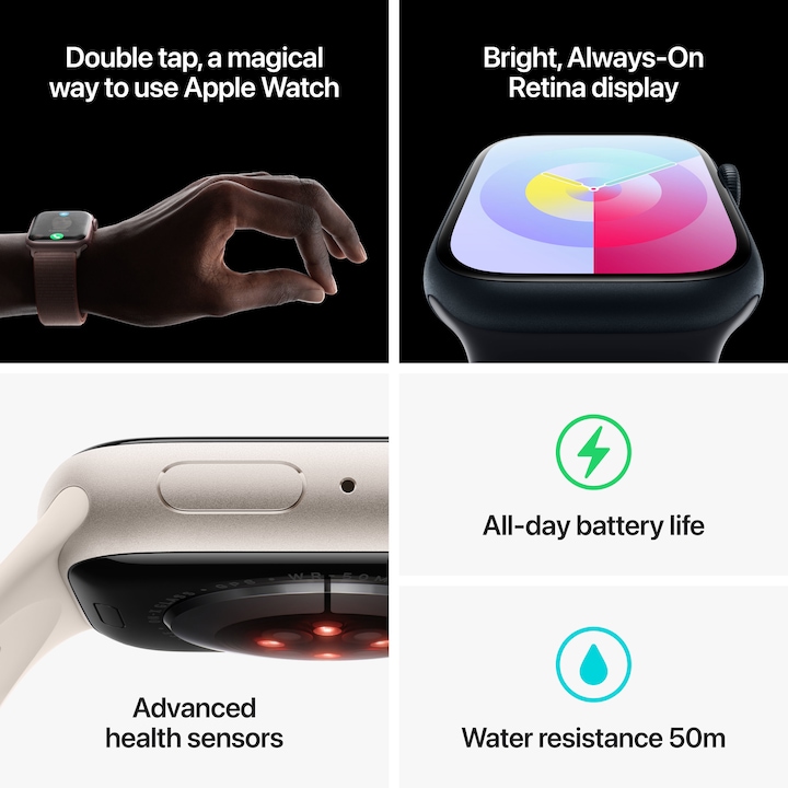 Immagine prodotto Apple Watch Series 9 (45 mm, Solo WiFi)