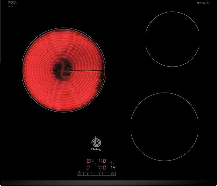 Produktbild Balay 3EB714LR (59.20 cm, Glaskeramik Kochfeld)