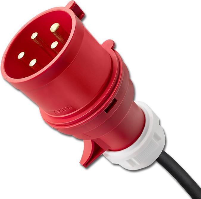 Produktbild Qoltec 52471 (Typ 2, 7 kW, 32 A, CEE32 rot)