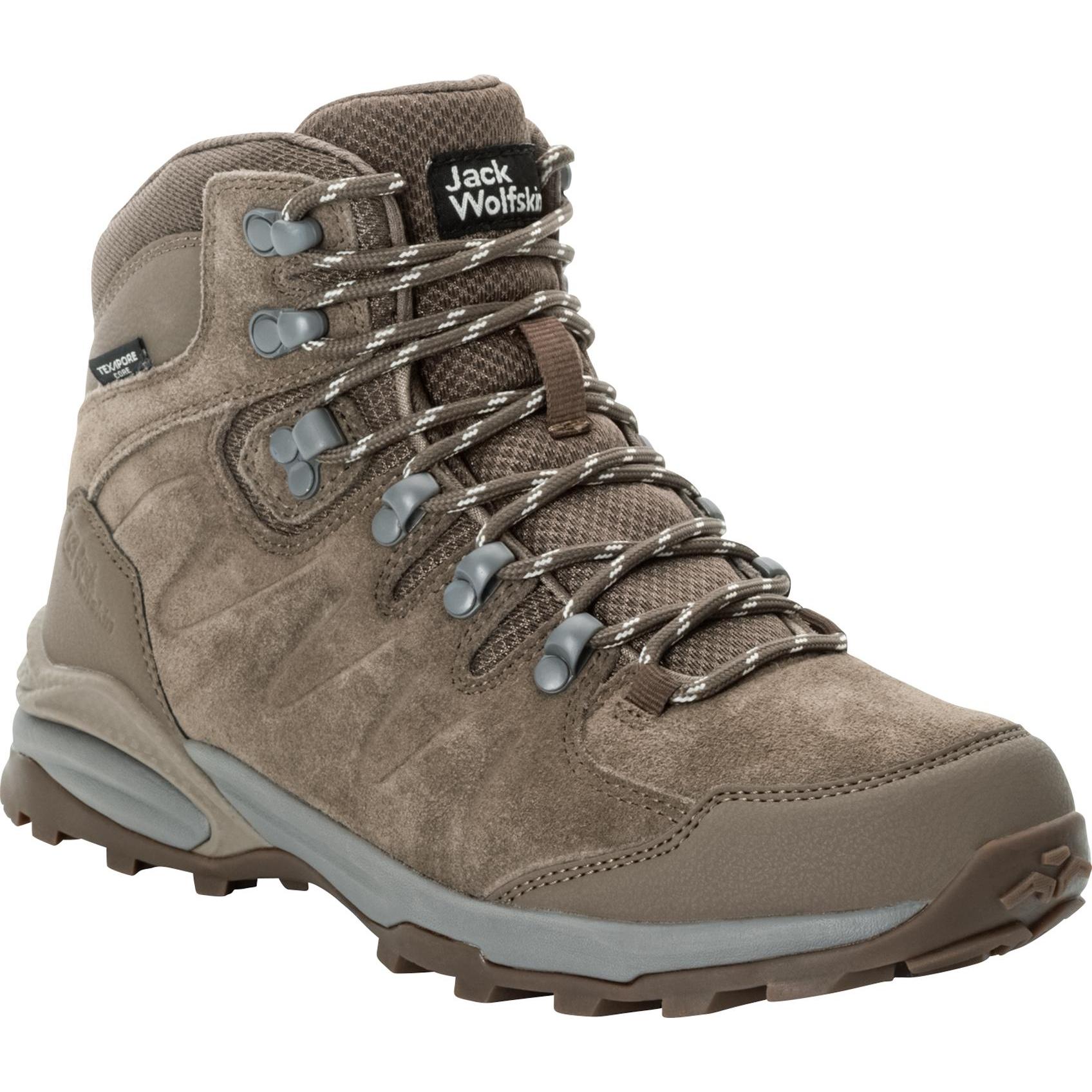 Jack Wolfskin, Damen, Wanderschuhe, Refugio Texapore Mid W (38), Braun