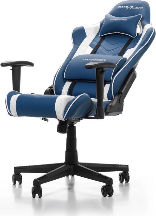 Produktbild DXRacer Prince P132 Gaming Chair, blau/weiss