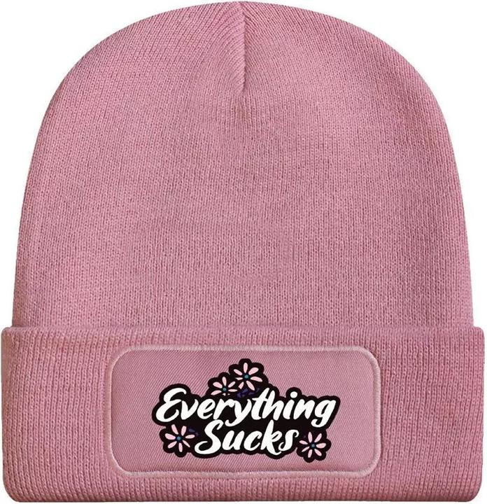 Actual product image Grindstore Everything Sucks Beanie