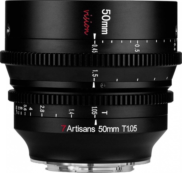 7artisans Vaste brandpuntsafstand 50 mm T1.05 (Fujifilm X, APS-C / DX)