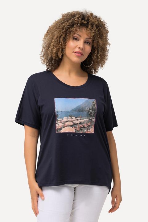 Produktbild Ulla Popken T-Shirt, Fotomotiv, Oversized, Rundhals, Halbarm (46, 48)
