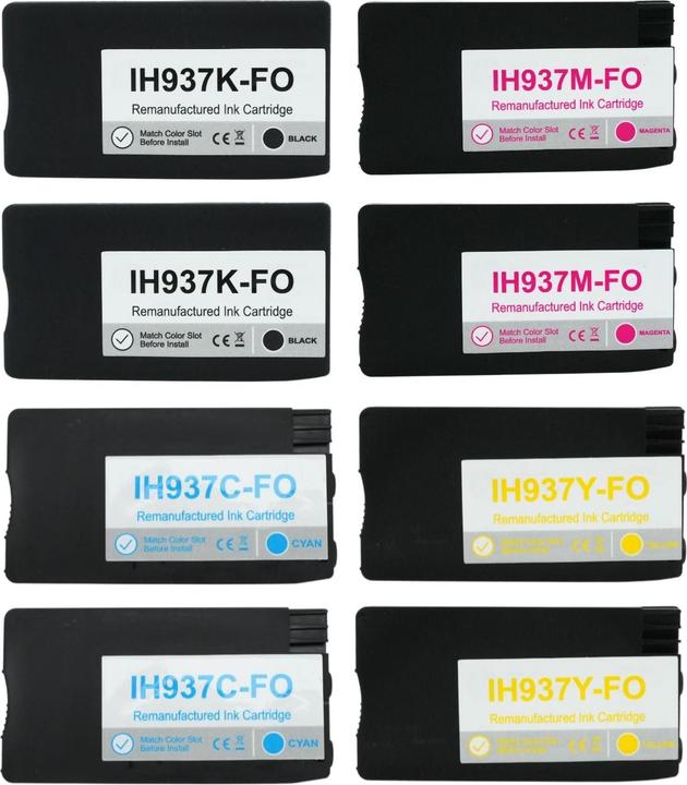 Produktbild Hermex Kompatible Tintenpatrone für HP OfficeJet Pro 9122e (M, C, Y, BK)