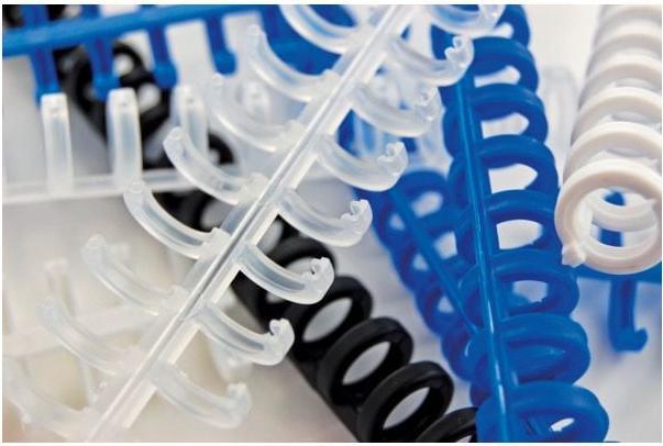 Actual product image GBC Plastic binding spines ClickBind