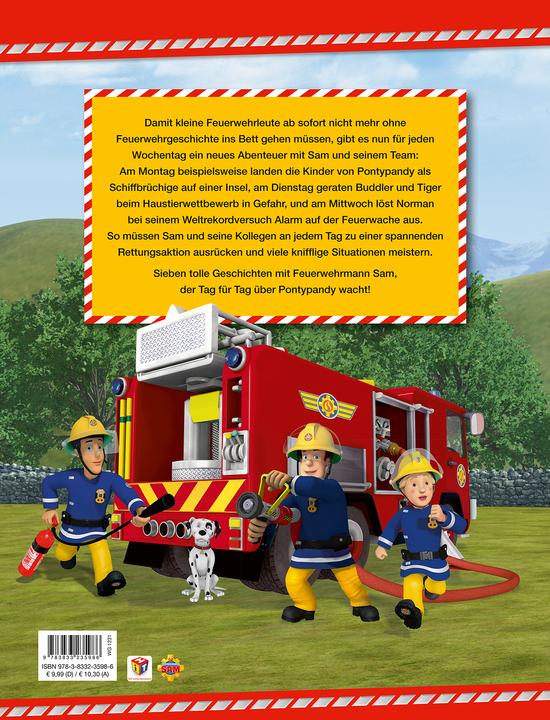 Immagine prodotto Panini Feuerwehrmann Sam: Eine Woche voller Feuerwehrgeschichten (Tedesco, Eva-Regine Rauch, Nicole Hoffart., Sovrapprezzo Katrin, 2018)