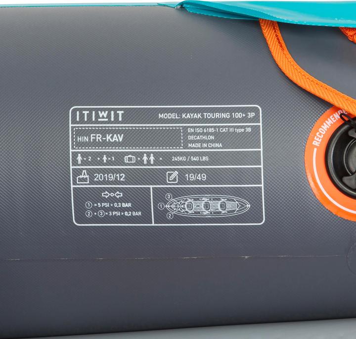 Image du produit Itiwit 100+ (3 Personnes)