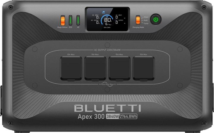 Produktbild Bluetti Apex300 Tragbare Powerstation 300W LiFePO4 Akku (2764.80 Wh, 38 kg)