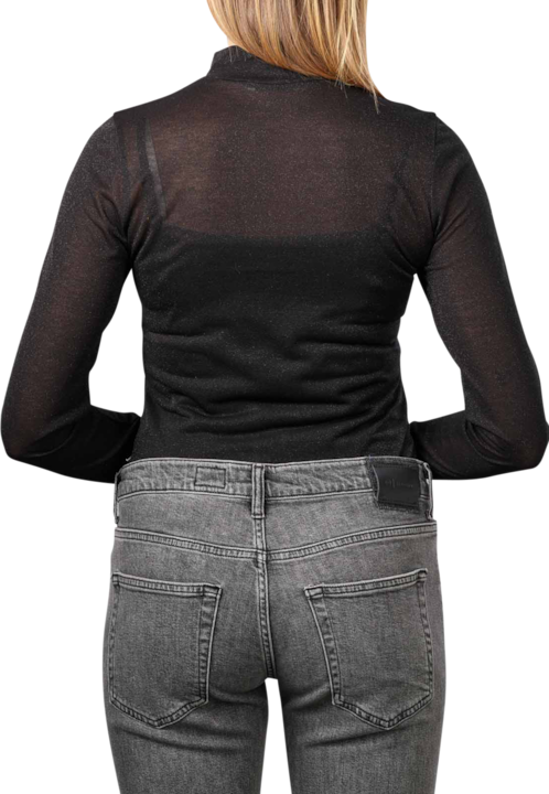 Produktbild Drykorn Stand-Up Collar Fjola Pullover Glitter Black (S)