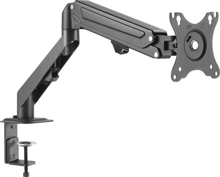 Wiltec Supporto per monitor Monitor a pressione a gas da 17-27 pollici da tavolo VESA (Tavolo, 27")